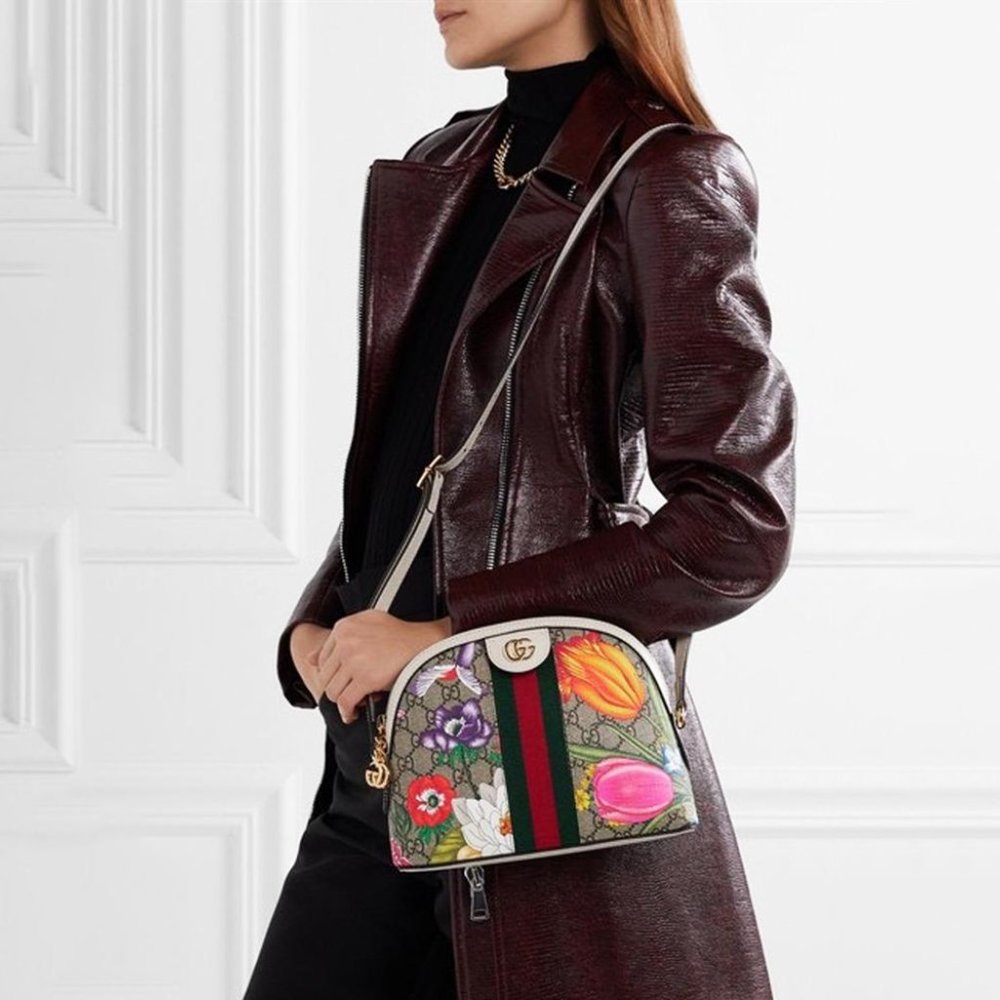 Gucci 499621 Ophidia Flora Shoulder Bag - Picture 10 of 10